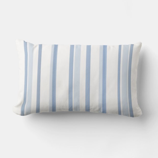 Coussin D'extérieur Bleu et blanc doux (Recto)