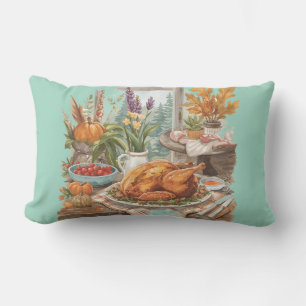 Coussin D'extérieur Bon thanksgiving, Turquie rôtie