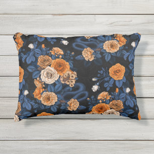 Coussin D'extérieur Caché en rose, orange et bleu