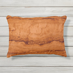 Coussin D'extérieur Canyon en cuivre Granite, or ambre montagnes de Se