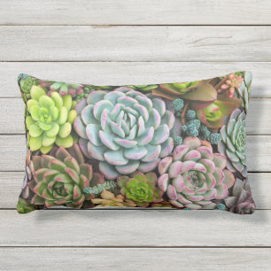 Coussin D'extérieur Carreaux de Succulents de cactus