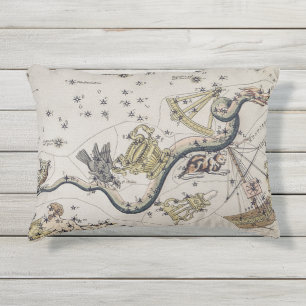 Coussin D'extérieur Carte astronomique vintage