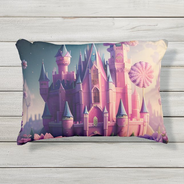 Coussin D'extérieur Château de Bonbons Un (Devant)