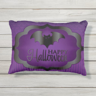 Coussin D'extérieur Chauve-souris d'Halloween