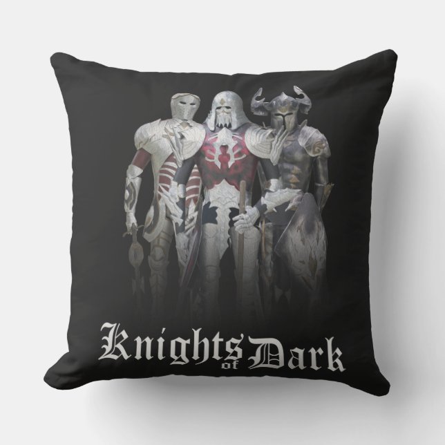 Coussin D'extérieur Chevalier des ténèbres (Recto)