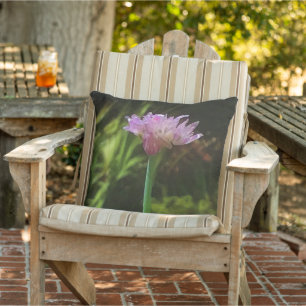 Coussin D'extérieur Ciboulette à fleurs et palmier