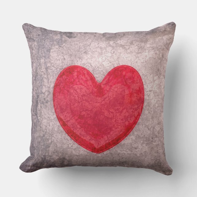 Coussin D'extérieur Coeur chaulé (Recto)
