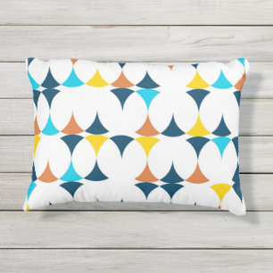 Coussin D'extérieur Coloré, moderne, cool, formes géométriques tendanc