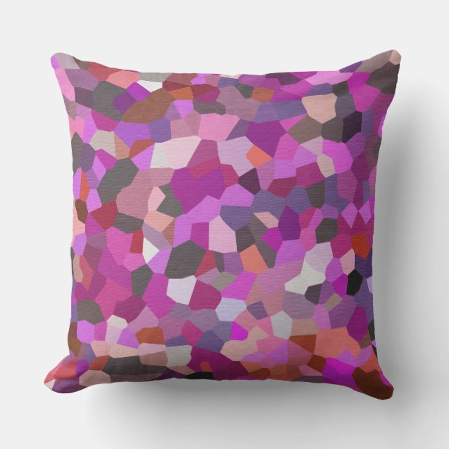 Coussin D'extérieur Confetti Magenta Mind (Recto)