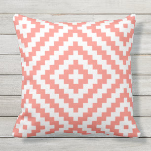 Coussin D'extérieur Corail géométrique