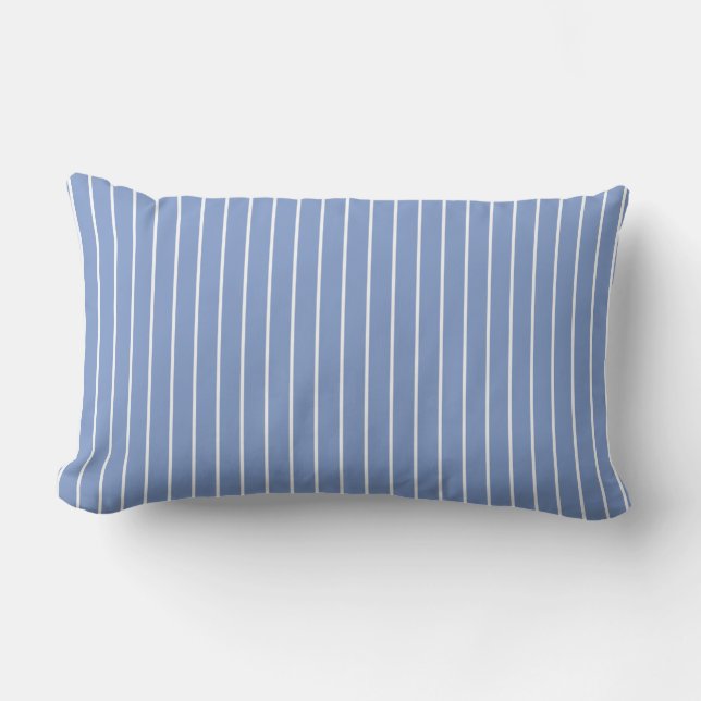 Coussin D'extérieur Cornflower Blue Summer Stripes Extérieur (Recto)