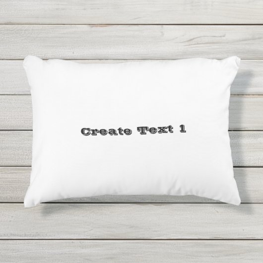Coussin D'extérieur Créer un texte Mariage Cadeaux et faveurs Annivers (Devant)