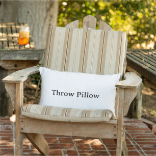 Coussin D'extérieur Créez Votre Propre Promotion de Marque Simple