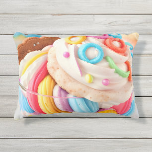 Coussin D'extérieur Crème glacée Cinq