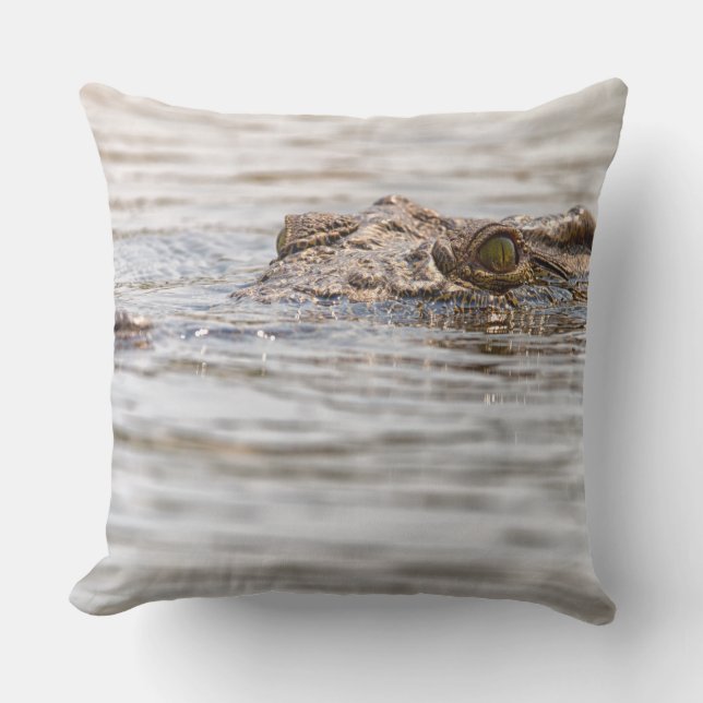 Coussin D'extérieur Crocodile du Nil (Recto)