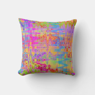 Coussin D'extérieur Danse arc-en-ciel Abstraite
