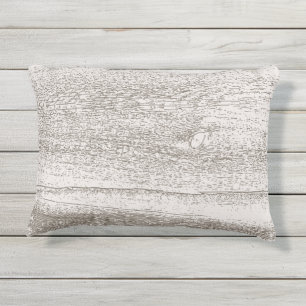 Coussin D'extérieur Décor maison en bois d'écorce