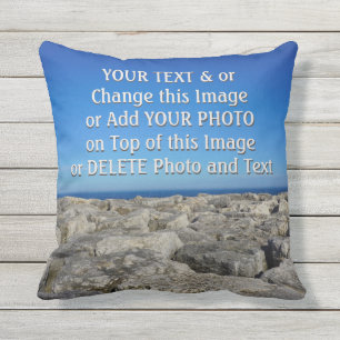 Coussin D'extérieur Décoration de maison de lac personnalisée à vendre