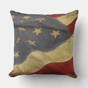 Coussin D'extérieur Drapeau américain en détresse