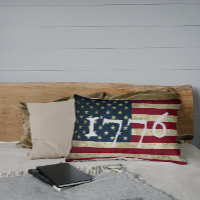 Drapeau Américain Grunge Vintage 1776
