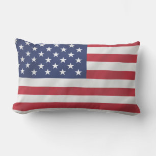 Coussin D'extérieur Drapeau américain moderne USA juillet 4 juillet Dé