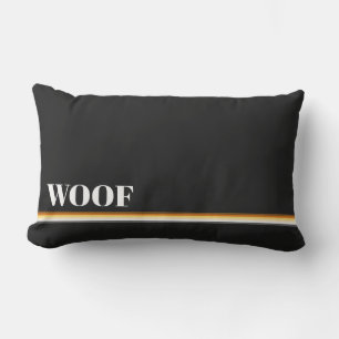 Coussin D'extérieur Drapeau de fierté d'ours gays élégants et cool Woo