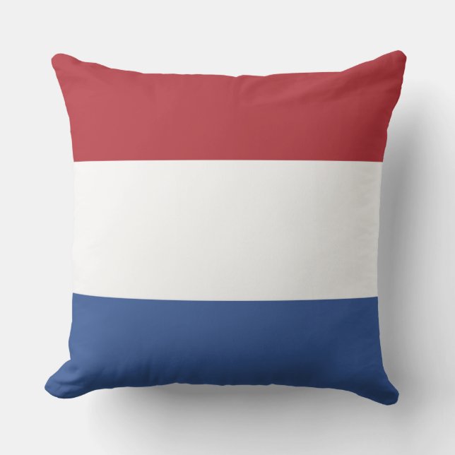 Coussin D'extérieur Drapeau de Pays-Bas patriotique (Recto)