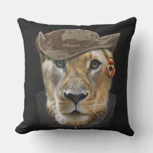 Coussin D'extérieur Drôle Lioness