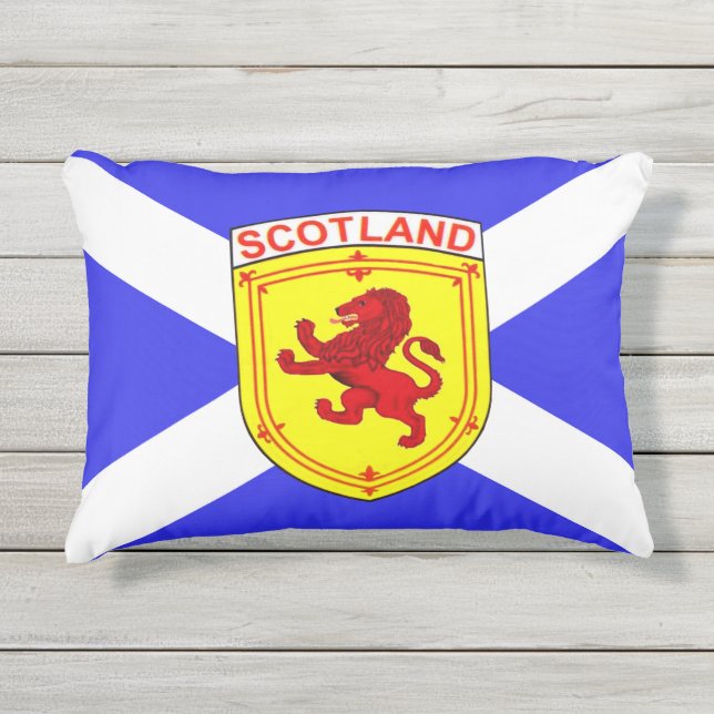 Coussin D'extérieur Ecosse, Lion Rampant, Ancien drapeau d'Ecosse (Devant)
