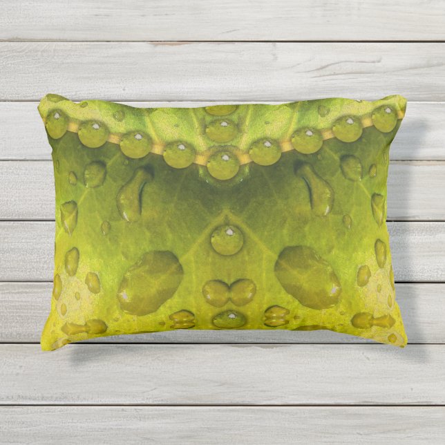 Coussin D'extérieur Enveloppe d'olivier doré (Devant)