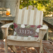 Coussin D'extérieur Ferme Jeunes Mariés Roses Code Postal Extérieur (Chaise)