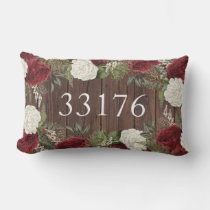 Coussin D'extérieur Ferme Jeunes Mariés Roses Code Postal Extérieur
