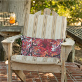Coussin D'extérieur Feuille rouge et orange (Chaise)