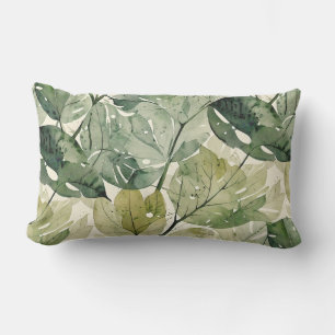 Coussin D'extérieur Feuilles forestiers verts stratifiés