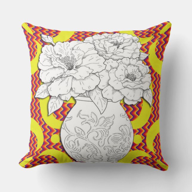 Coussin D'extérieur Fiesta d'été mexicaine (Recto)