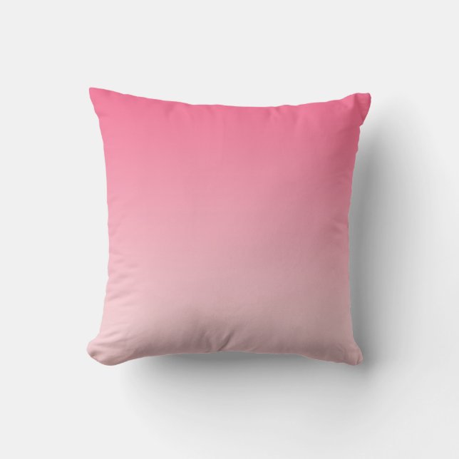 Coussin D'extérieur Fille moderne rose Ombre (Recto)
