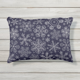 Coussin D'extérieur Flèches blanches sur bleu