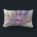 Coussin D'extérieur Fleur d'art Abstrait, énergique et coloré<br><div class="desc">Une puissante fleur d'imaginaire multicolore,  un art fractal floral unique. Conception pour votre coussin lombaire extérieur et plus encore.</div>