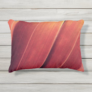 Coussin D'extérieur Franges de palme en rouille et or