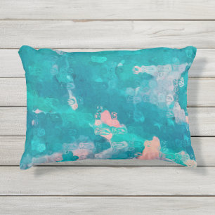 Coussin D'extérieur Gouttes de pluie Abstrait