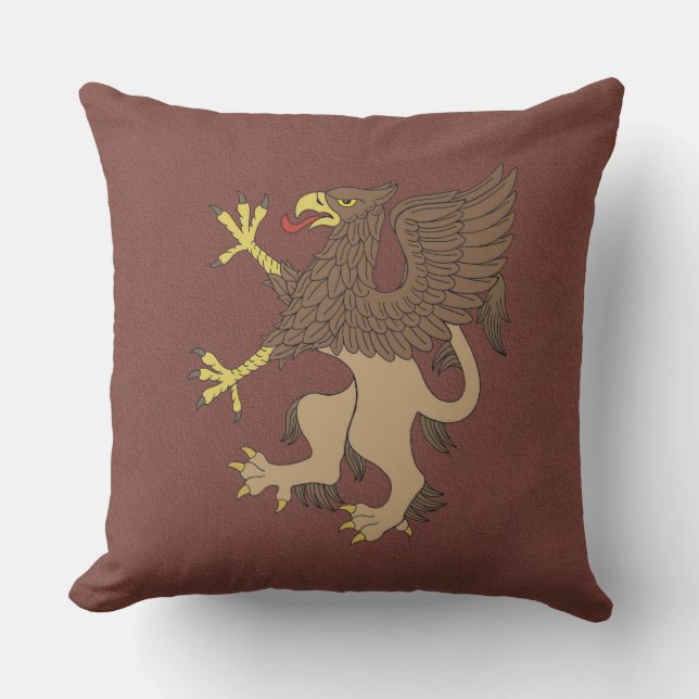 Coussin D'extérieur Griffin Rampant (Recto)