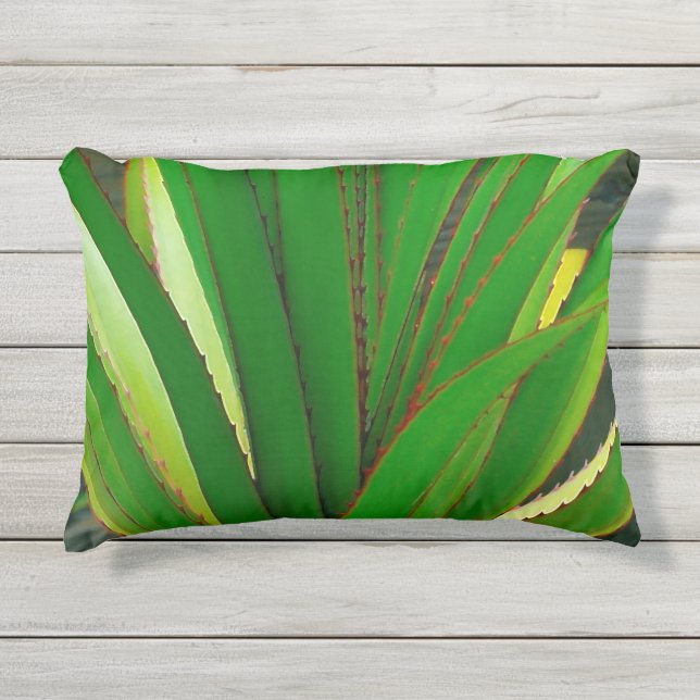 Coussin D'extérieur Gros plan sur le Pandanus (Devant)
