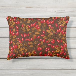 Coussin D'extérieur hanches roses, brune et rouge