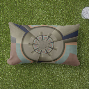 Coussin D'extérieur Harmonie de couleurs abstraite moderne Art graphiq