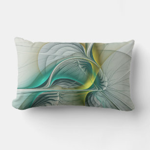 Coussin D'extérieur Hypnotique Abstrait Golden Turquoise Turquoise Fra