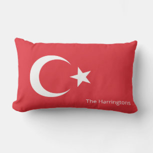 Coussin D'extérieur Indicateur Turquie de nom personnalisé