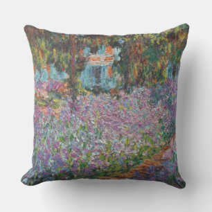 Coussin D'extérieur Iris en beaux-arts de Monet de jardin