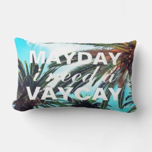 Coussin D'extérieur J'Ai Besoin De Palmiers Tropicaux Vacay