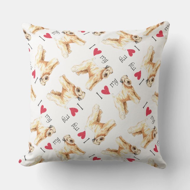 Coussin D'extérieur J'aime ma roue (Recto)