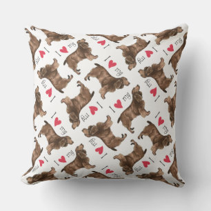 Coussin D'extérieur J'aime mon espagnol de campagne